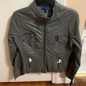 Woman’s Apt 9 Faux Leather Jacket NWT